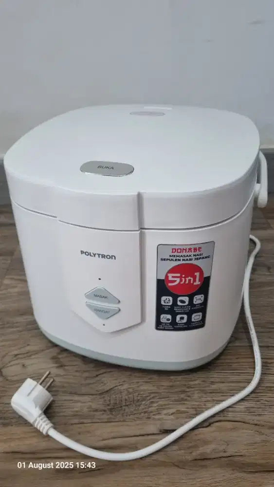 Dijual Magic Com Polytron Donabe Second (Rice Cooker - Penanak Nasi)