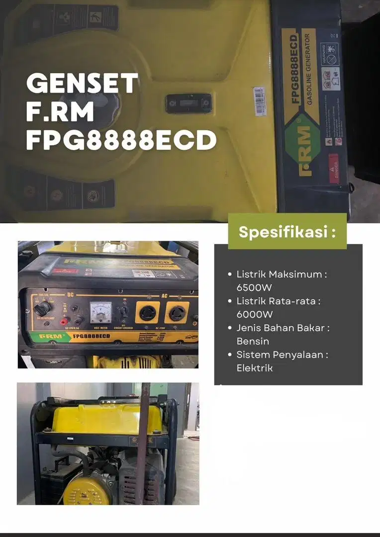 Genset F. RM FPG8888ECD