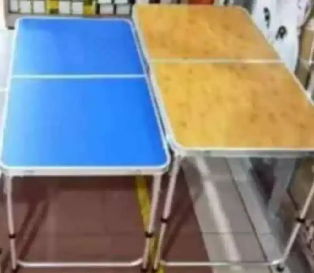 Jual meja lipat portable praktis lokasi surabaya