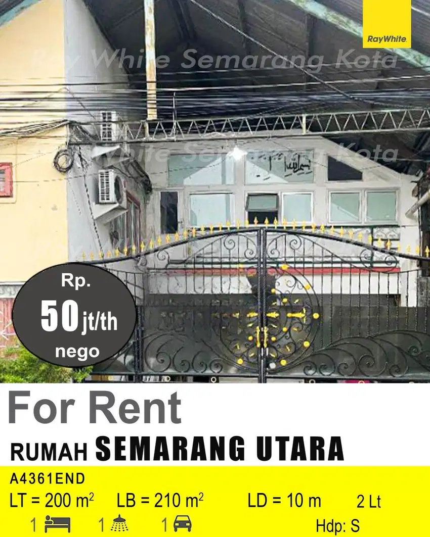 DISEWAKAN GUDANG DI SEMARANG UTARA A4361