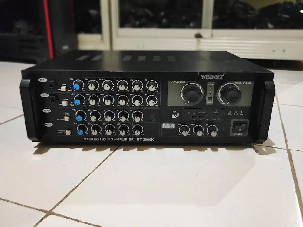 Power Amplifier Wisdom BT-2000K, Mulus Segel