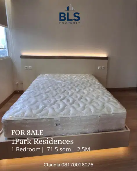 FOR SALE Apartement 1Park Residences 1BR