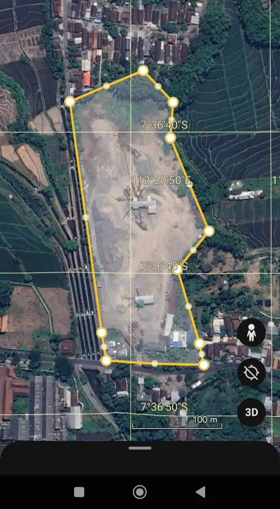 DIJUAL LAHAN EX PABRIK PEMECAH BATU MOJOSARI