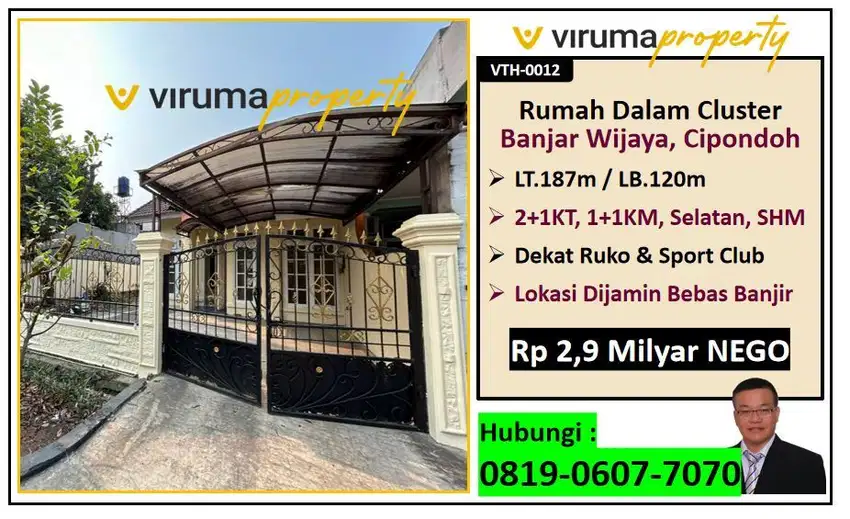 VTH0012 - Rumah Dalam Cluster, Banjar Wijaya