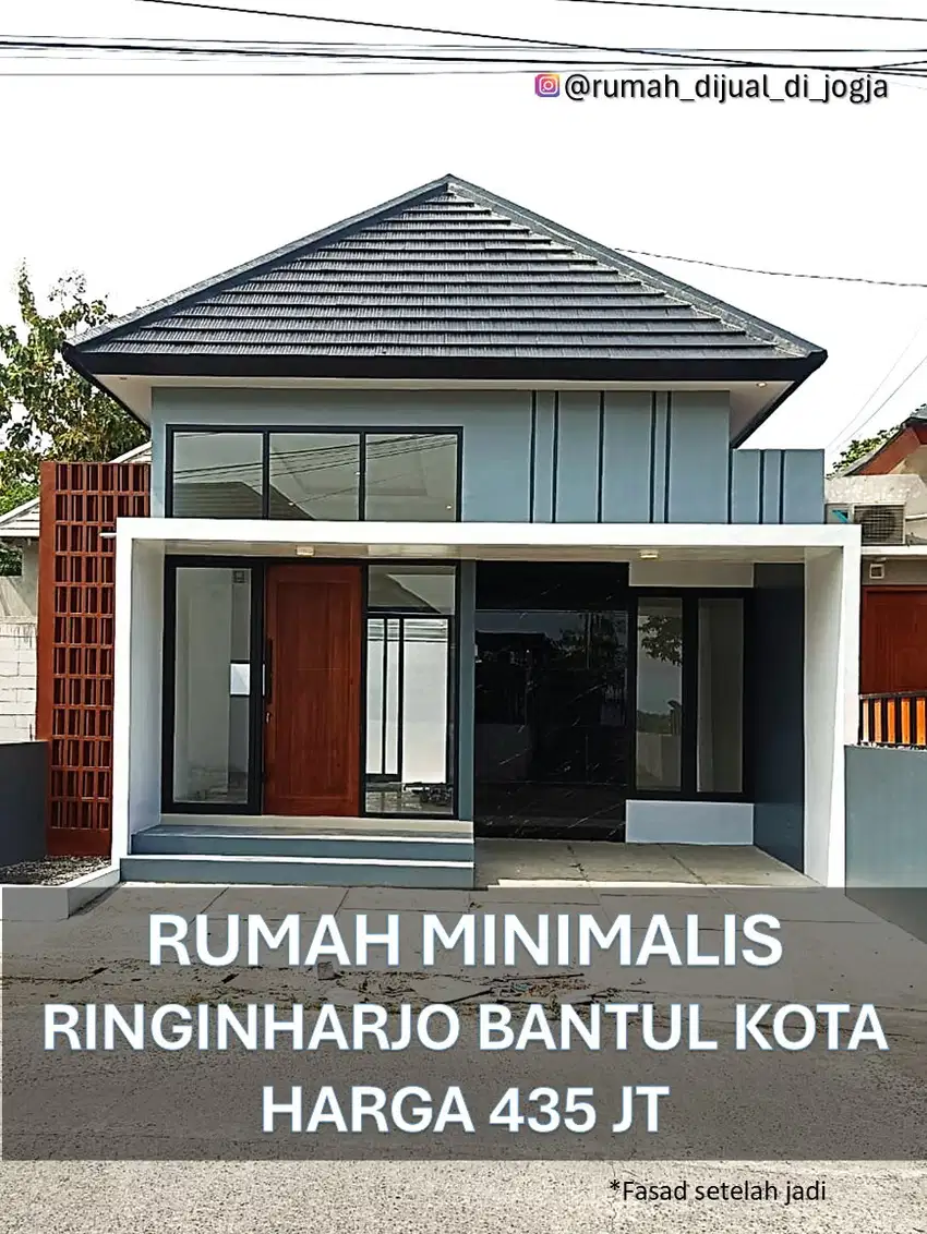 Rumah dekat Kantor Bupati Bantul di Ringinharjo Proses Bangun