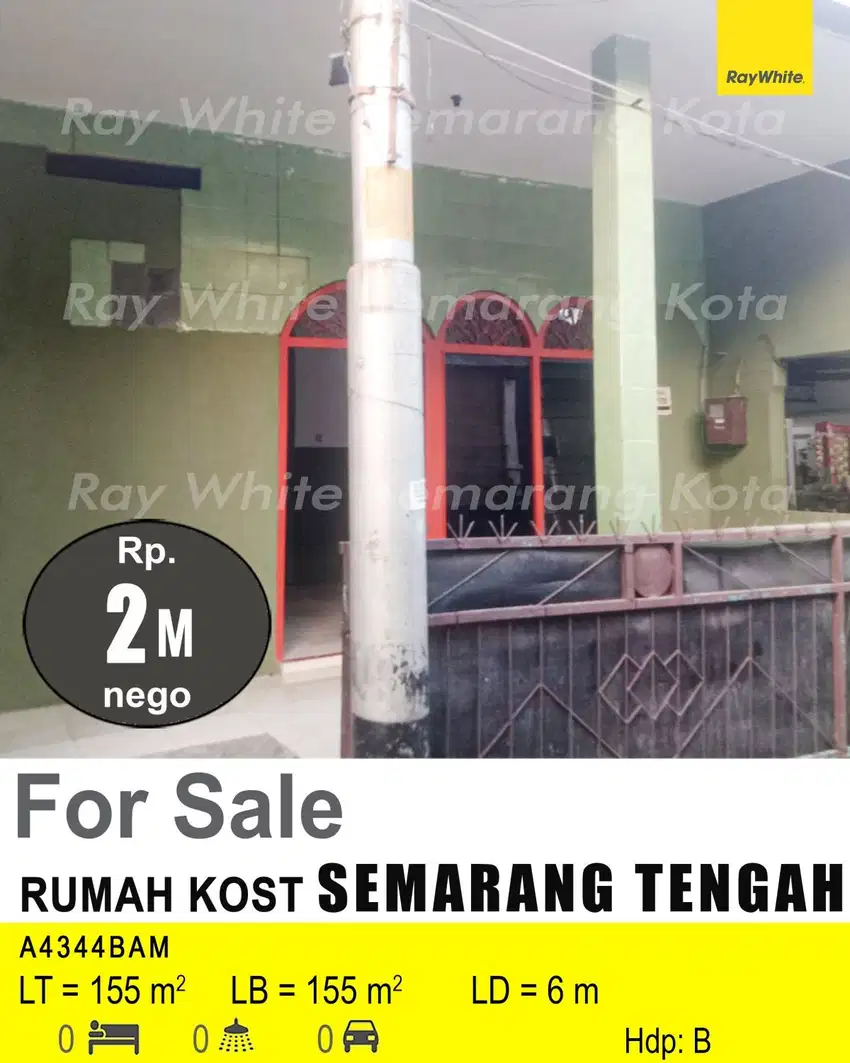 DIJUAL RUMAH KOST DI SEMARANG TENGAH A4344