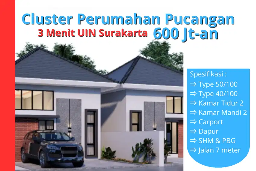 Rumah Pesan Bangun di Solo, Dekat Kampus UIN Surakarta, Terima SHM PBG