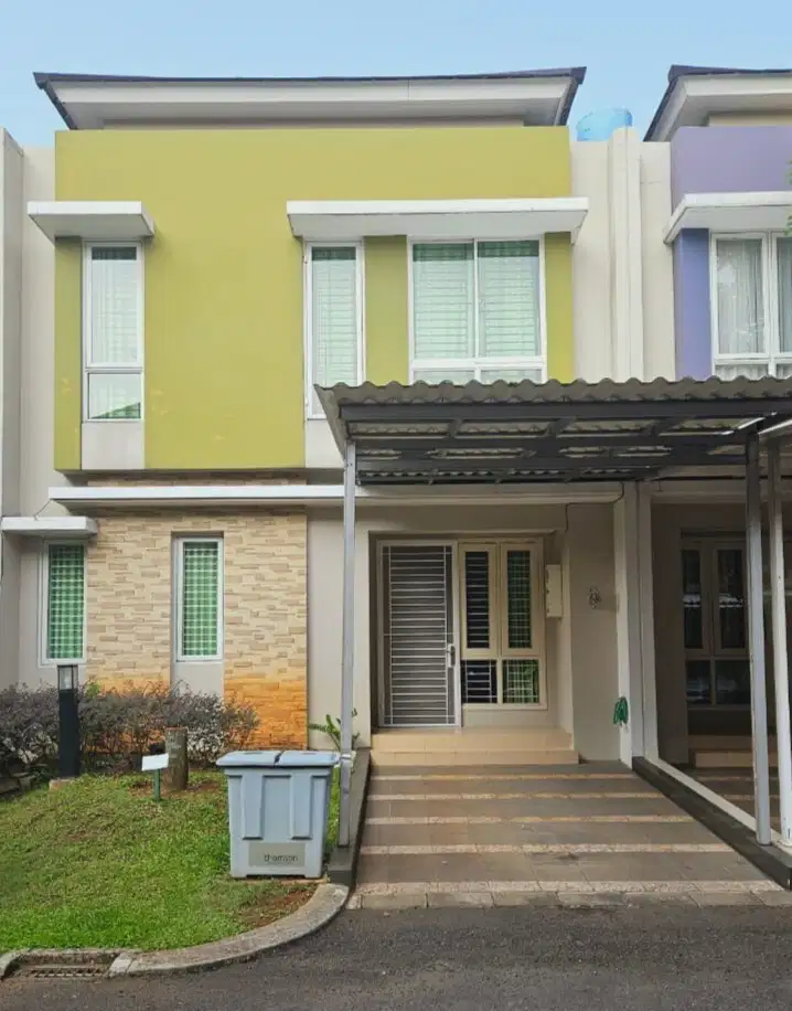 TURUN HARGA Rumah Cluster Thomson Gading Serpong 2 Lantai Semi Furnish
