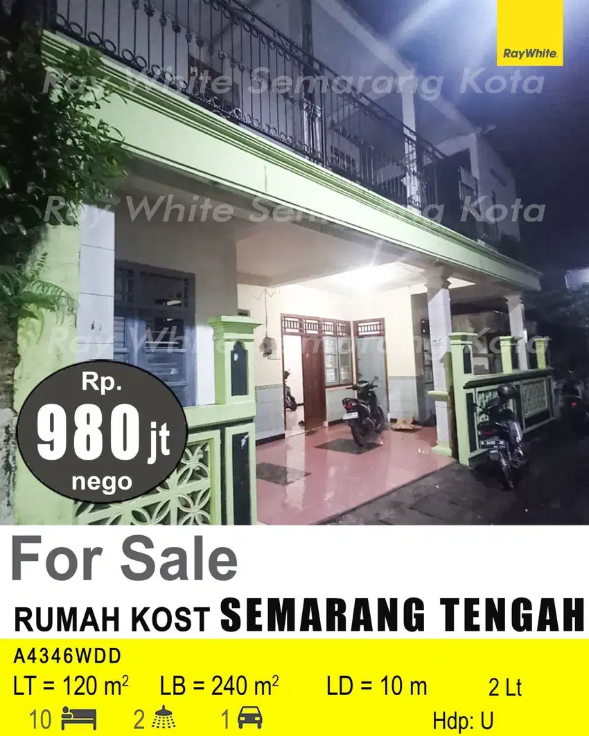 DIJUAL RUMAH KOST DI SEMARANG TENGAH A4346