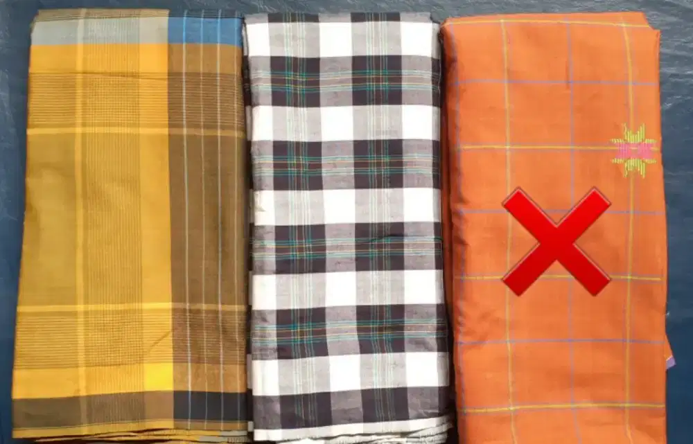 Sarung berbagai warna masih bagus