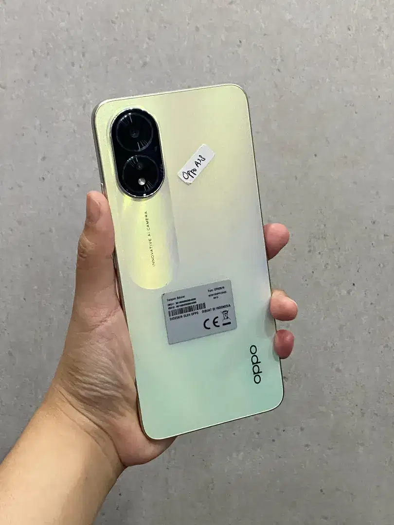 Second Oppo A38 4+4/128GB ex display no TC 1jt nett. With TC 1200 nett