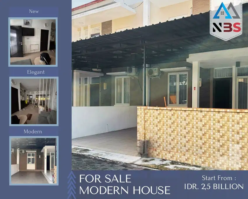 FOR SALE RUMAH MODERN DI PANJER