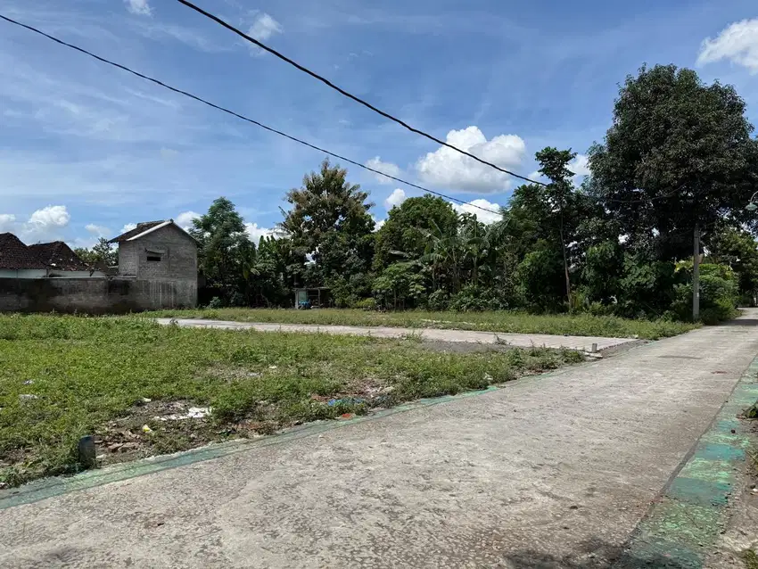 Tanah Jogja, SHM P Siap Akad Notaris Dekat Blok O Sleman