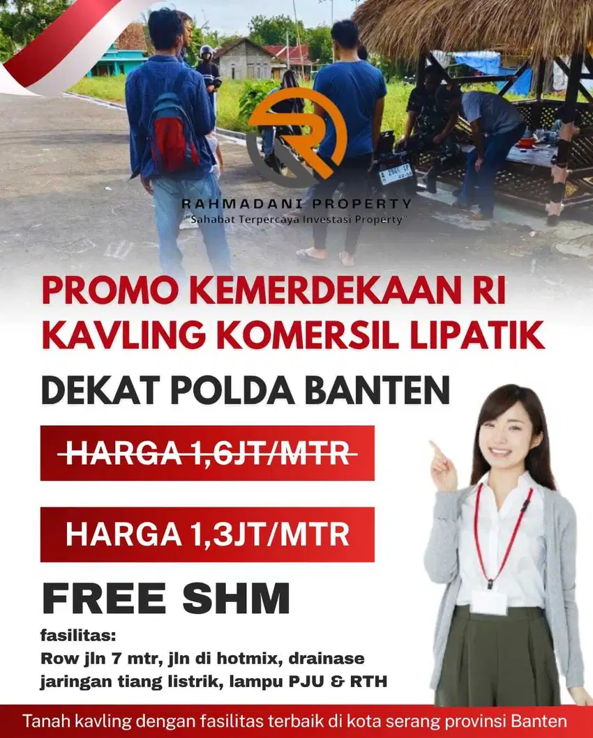KAVLING EXCLUSIVE LIPATIK DEKAT POLDA DAN RSUD BANTEN