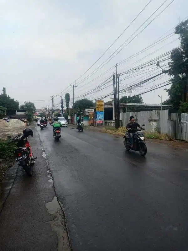 Tanah 528m dekat tol burangkeng setu kab bekasi