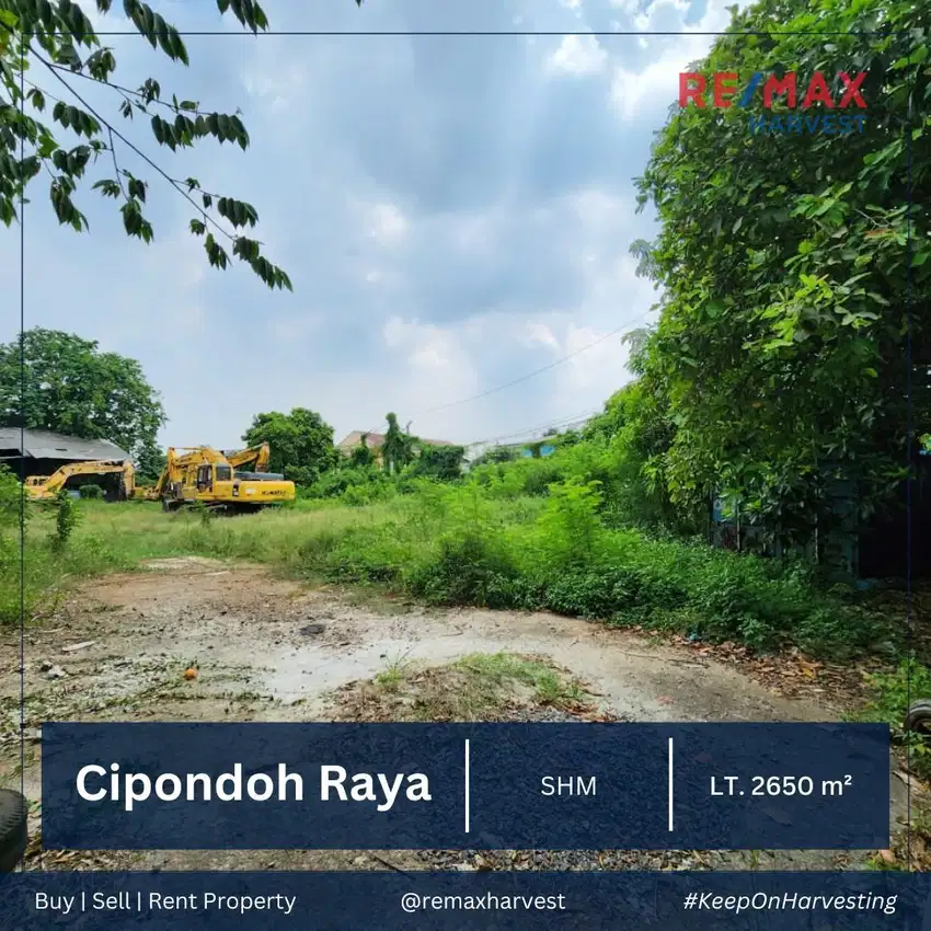 DIJUAL HARGA B.U KAVLING KOMERSIAL POSISI HOOK CIPONDOH RAYA TANGERANG