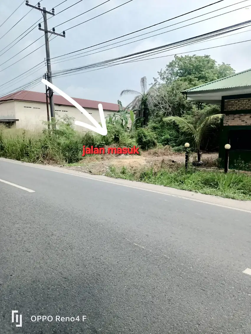 Tanah buat rumah kost luas 900m2 jl Bangau Sakti dekat UNRI Panam