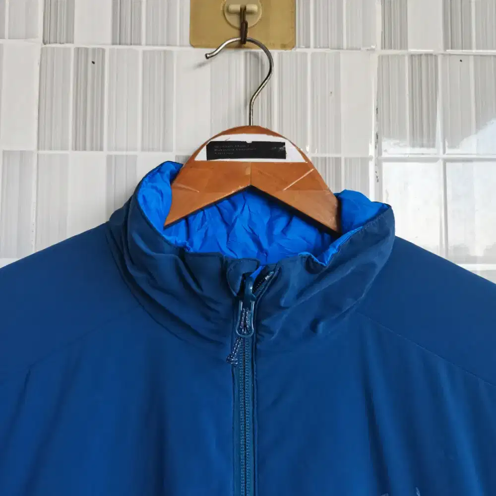 796. JAKET SALOMON BOLAK BALIK SIZE L WARNA BIRU     PRELOVED