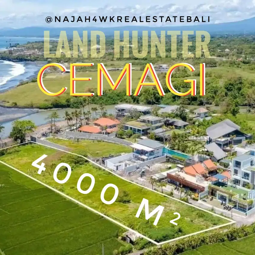 Tanah 40 are cemagi beach