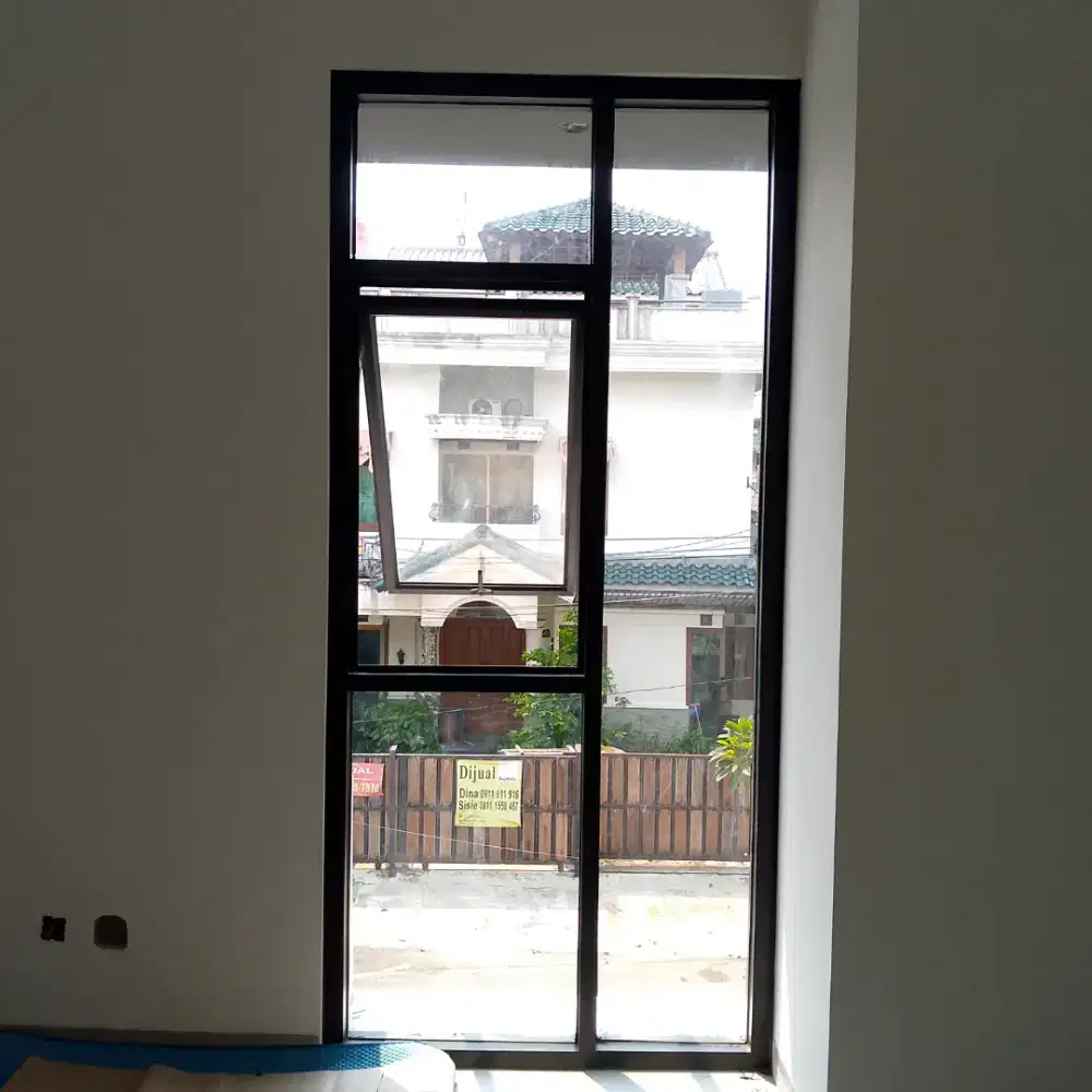 Kusen pintu jendela kaca halmunium