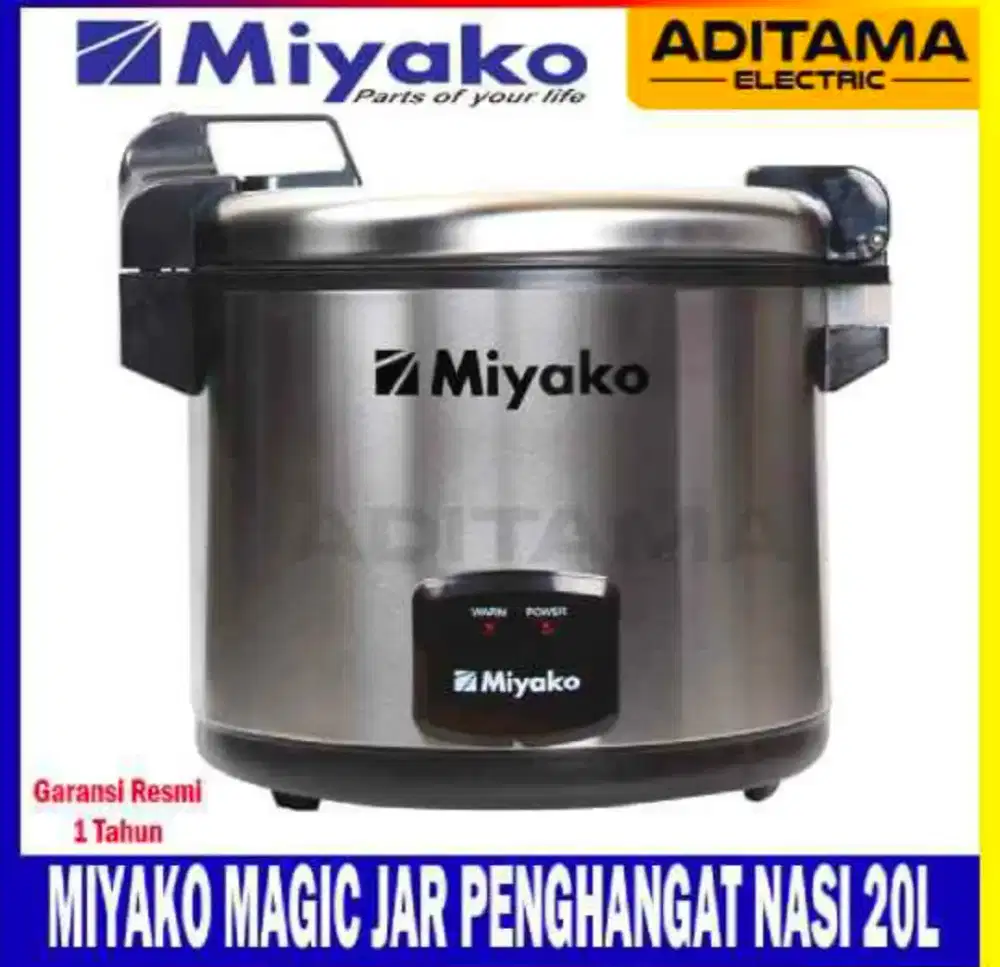 Miyako magic jar penghangat nasi 20Liter