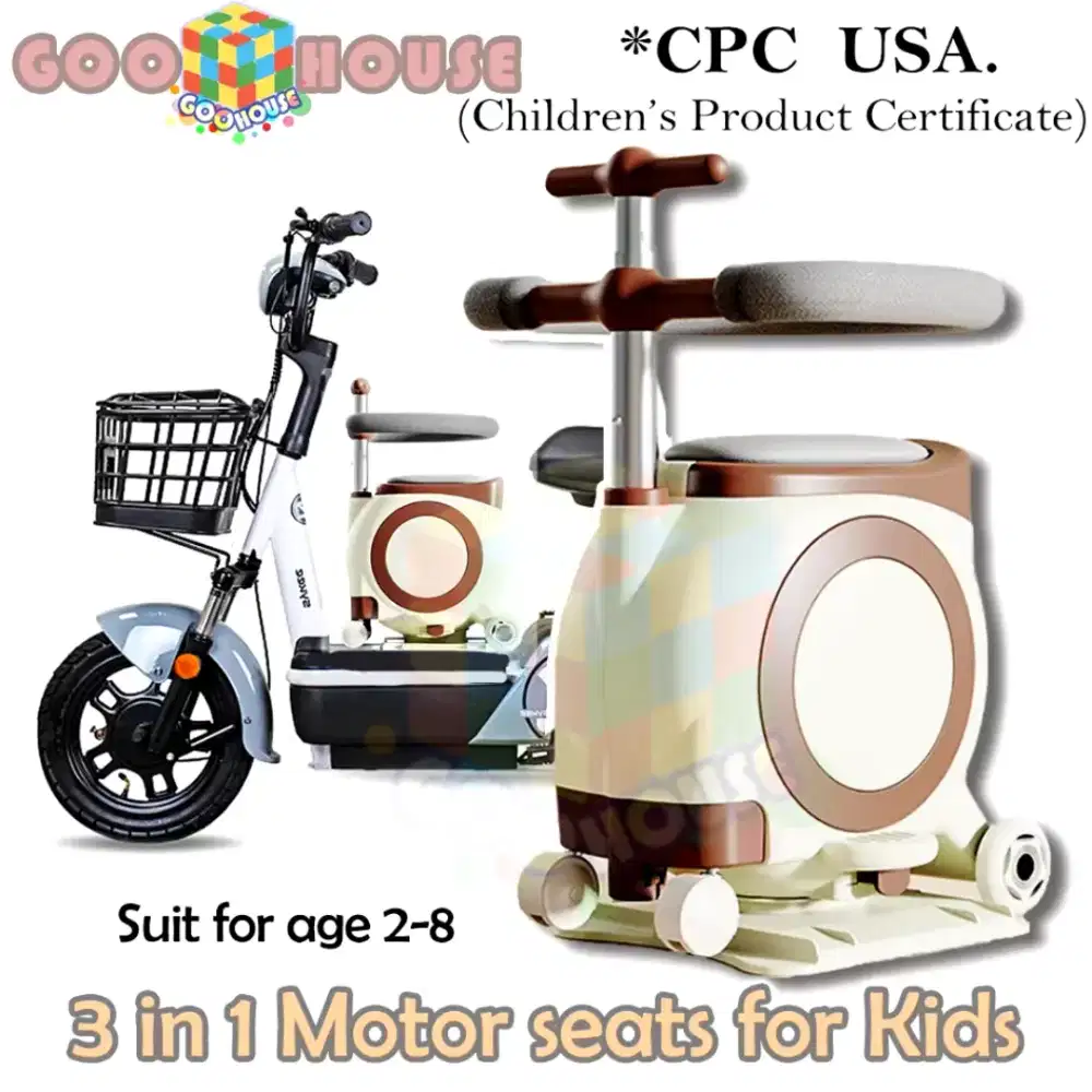 Dudukan Bayi di Motor (3 in 1 kursi sepeda motor anak)