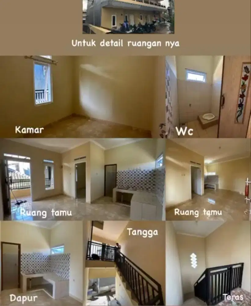 Kosong no 3 lantai bawah dan 4 lantai atas