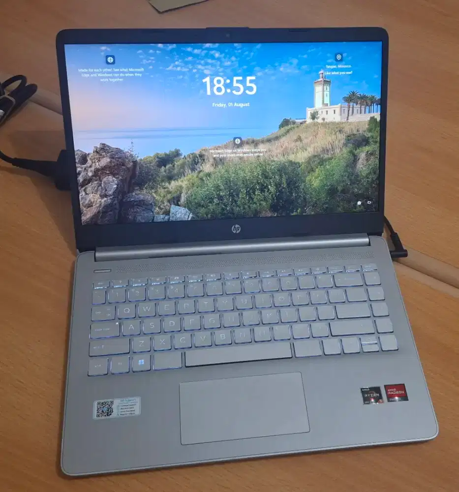 LAPTOP HP 14s-fq1135AU – /AMD Ryzen 5-5500U/ 8GB/512GB