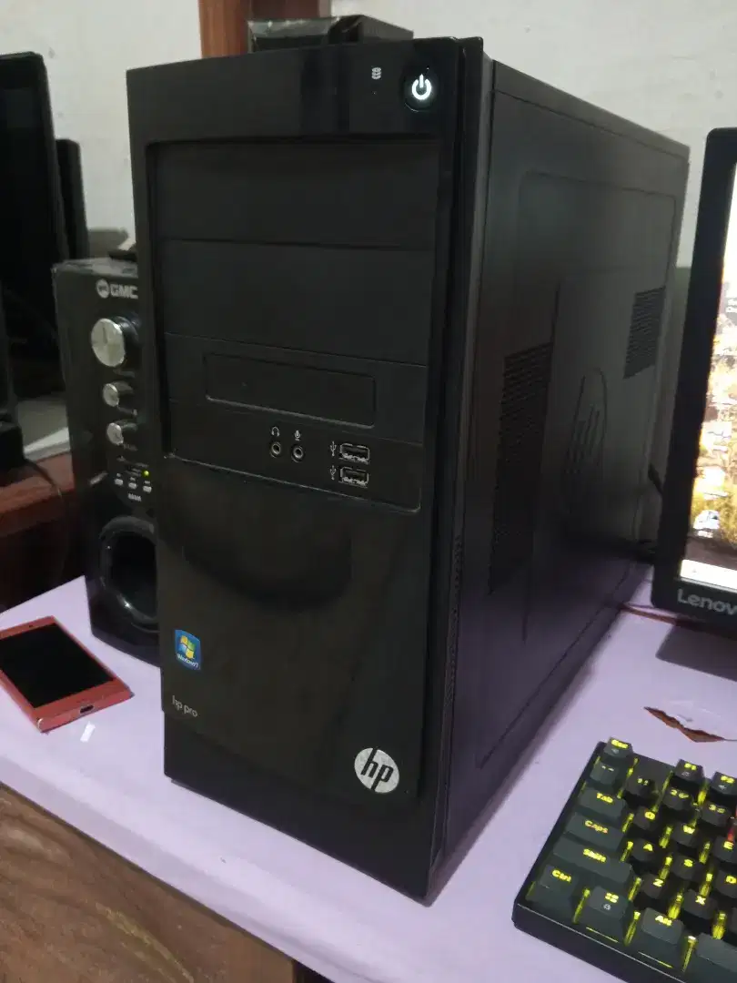 Pc cpu gaming HP / intel core i7 + ram 8gb + vga amd (cpu only)