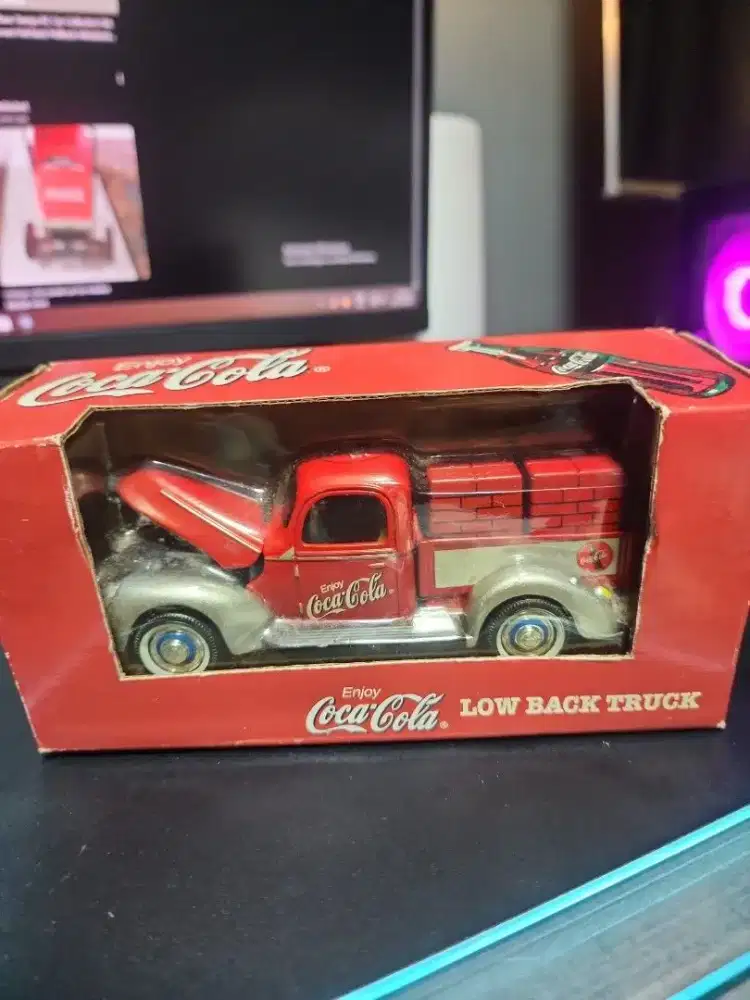 Coca-cola 40s vintage antik ford low back truck kolektor