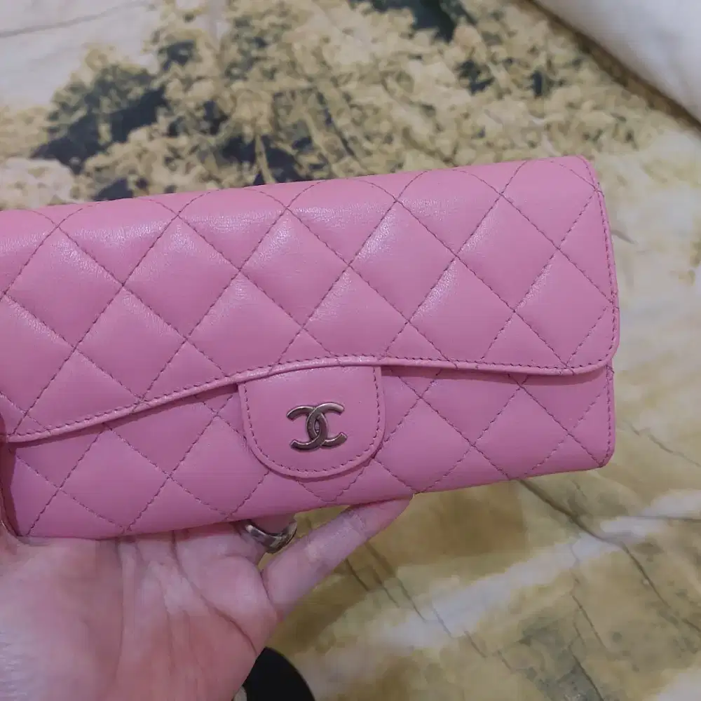 Dompet chanel pink