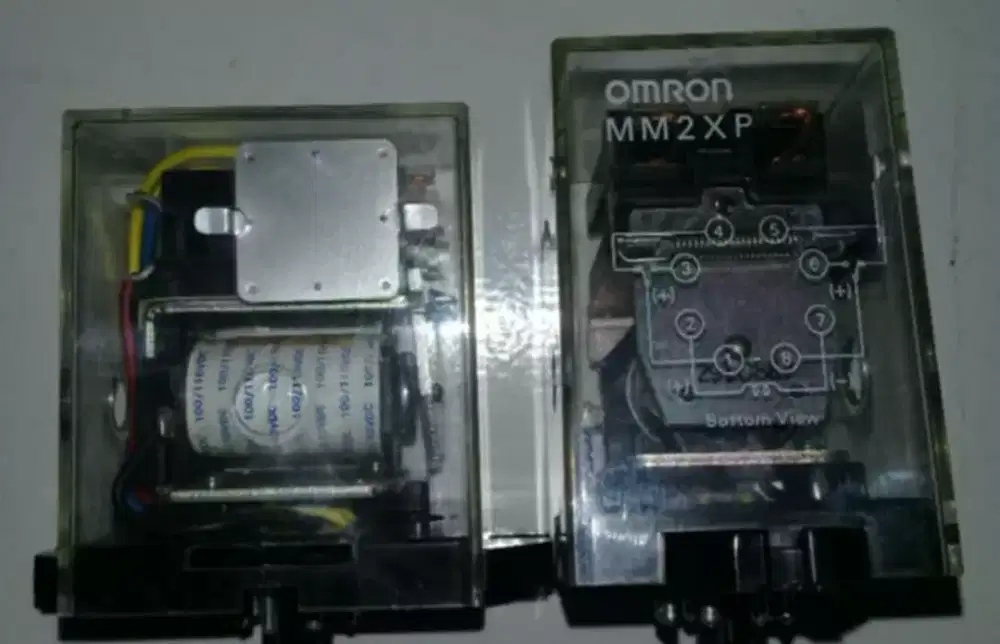 Relay omron mm 2xp volt 110 2pcs seken normal