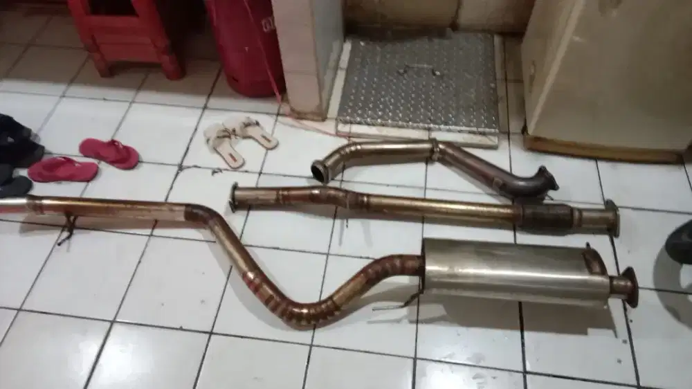 Knalpot Fullsystem ronnyhao 507 Old Pajero Dakar