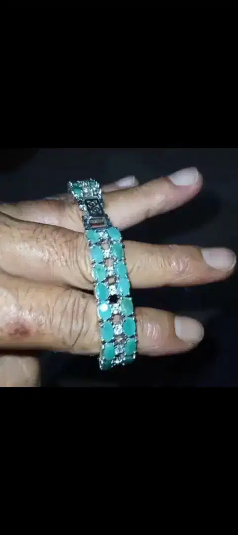 Gelang Jamrud ,Ruby kalimaya ring perak Spesial Boss