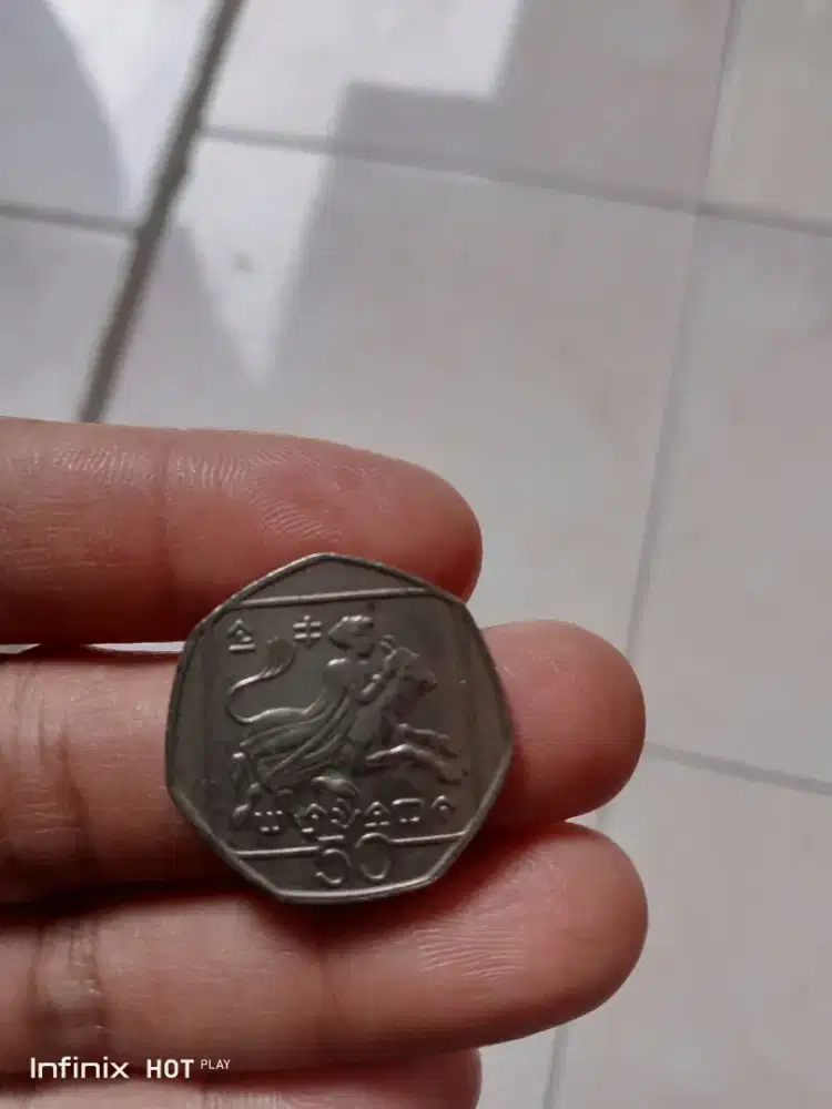 Uang koin 50 sen Siprus