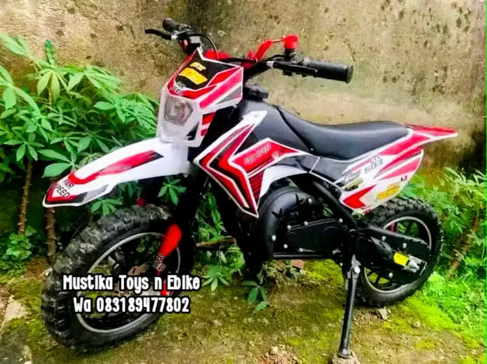 Minitrail utx 49Cc Mesin 2tak, minyak cmpur, sdah pkai lampu led