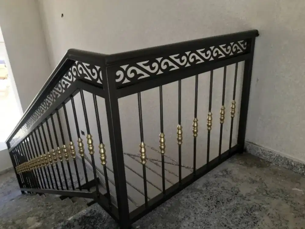 Bengkel las Lampung tralis kanopi pintu pagar gerbang tangga