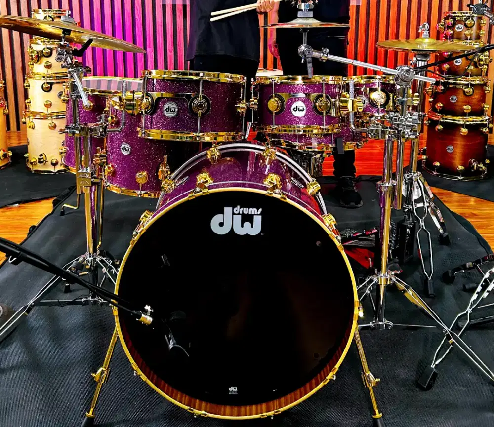 Drum Set DW Collector Maple Mahogany [Eric Moore Short Tom Spec] RARE!