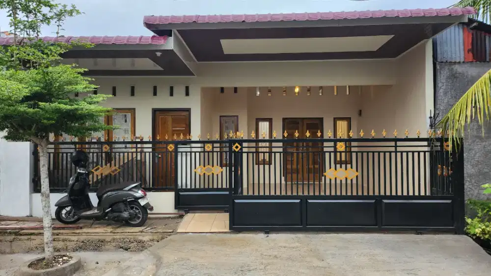 Di Kontrakan Rumah baru Renov kondisi bagus tinggal ditempati