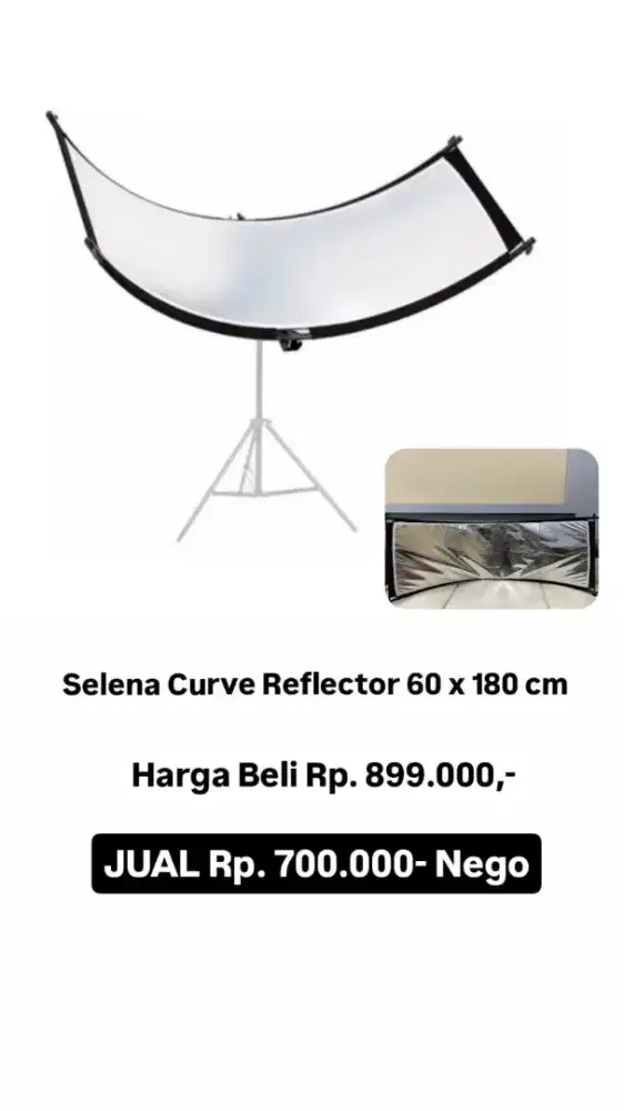 Selena Curve Reflektor 60x180cm