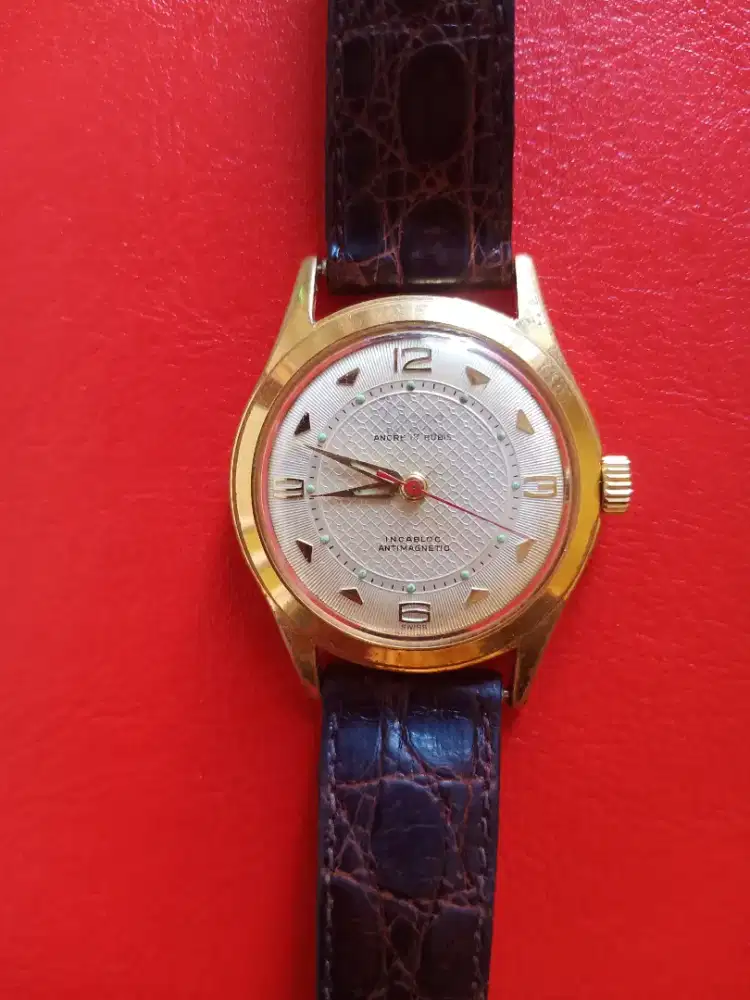 Jam tangan ancre 17 rubis Swiss made original