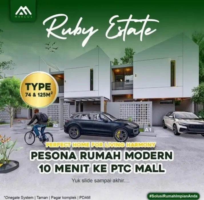 Pesona Rumah Modern Dan Mewah Berada di Jantung Palembang Ruby Estate