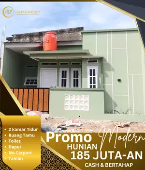 Rumah siap huni 2 kamar akses 10 menit dari stasiun mulai 185 jutaan