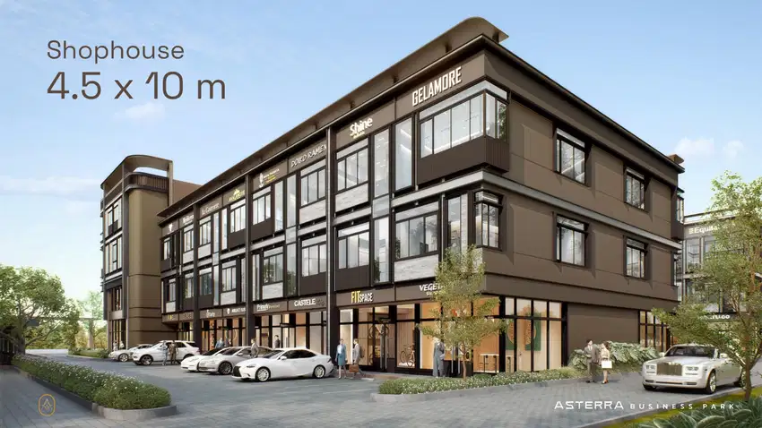 Ruko Asterra Business Park Lokasi Strategis di Jalan Utama BSD City