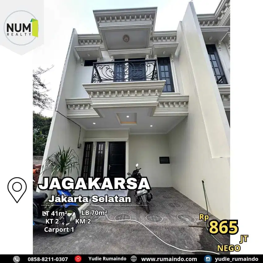 Rumah Cluster di Jagakarsa Jakarta Selatan