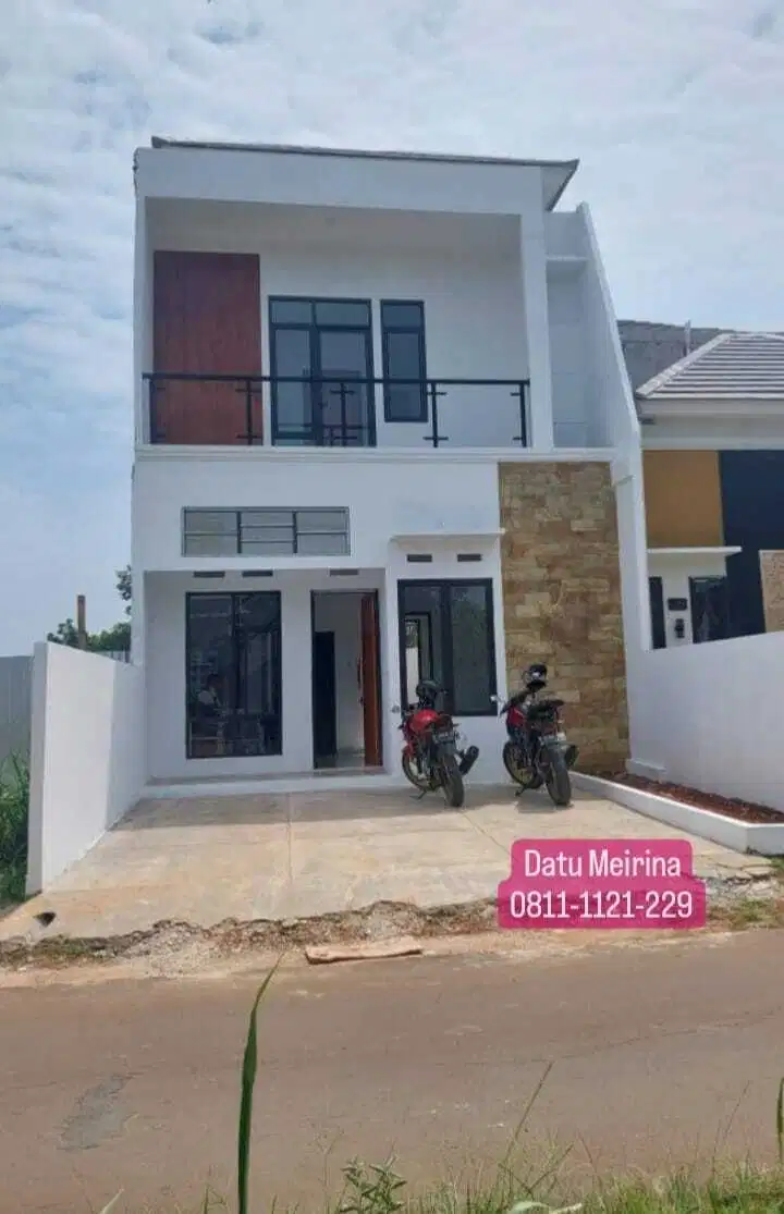 Rumah 2 Lantai 5 Menit GDC 10 Menit Stasiun Depok Promo DP0 Free Biaya