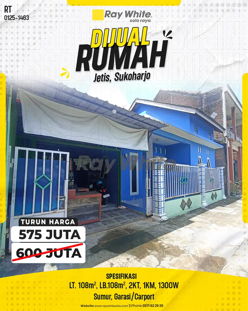 RUMAH SIAP HUNI  JETIS SUKOHARJO