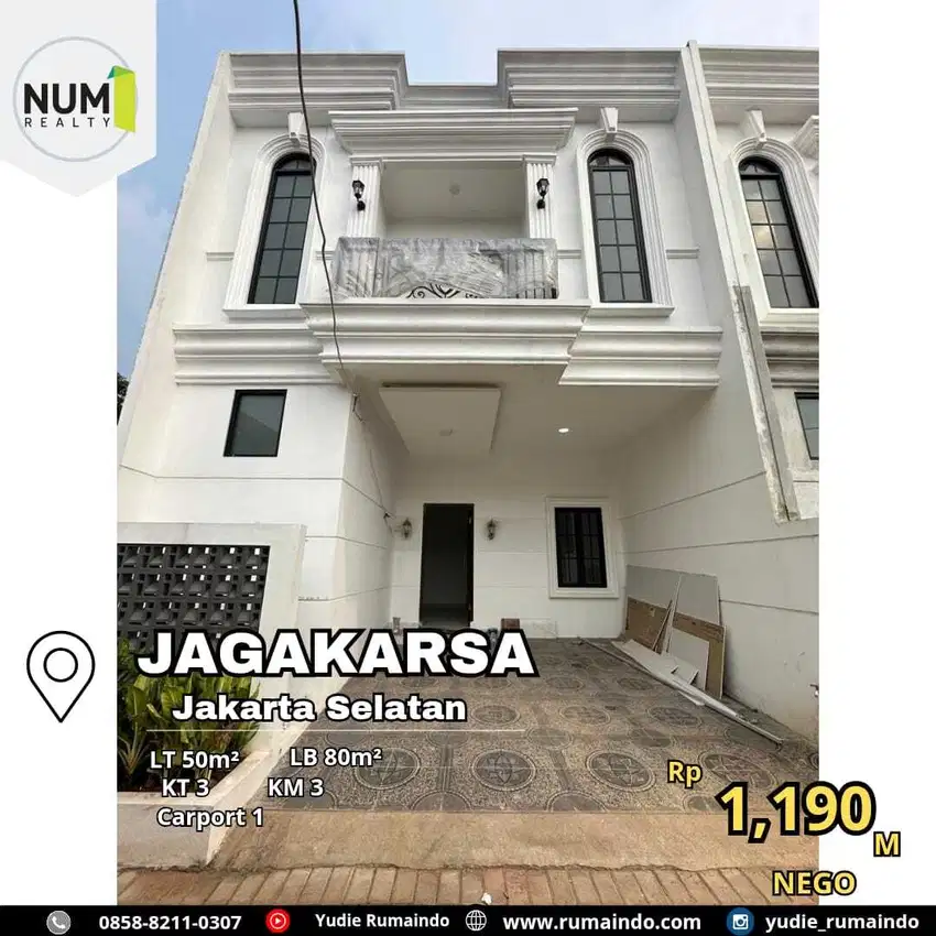 Rumah Cluster di Jagakarsa Jakarta Selatan