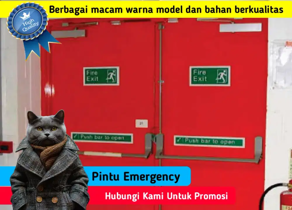 Pintu Emergency Berkualitas SNI Model Terbaru Harga Promosi
