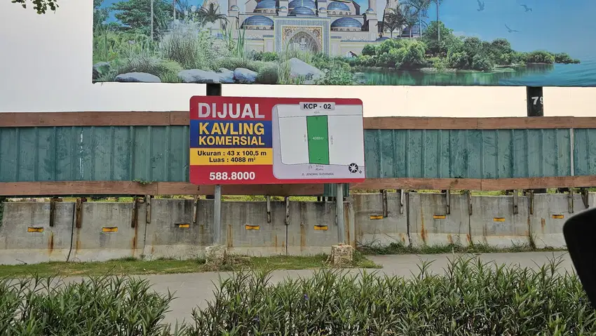 KAVLING KOMERSIL PIK2, UK 4367M, BOULEVARD, TEPI JALAN, SAMPING MCD